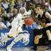 Michigan junior Tim Hardaway Jr. drives against South Dakota State junior Brayden Carlson on Thursday, March 21. Daniel Brenner I AnnArbor.com